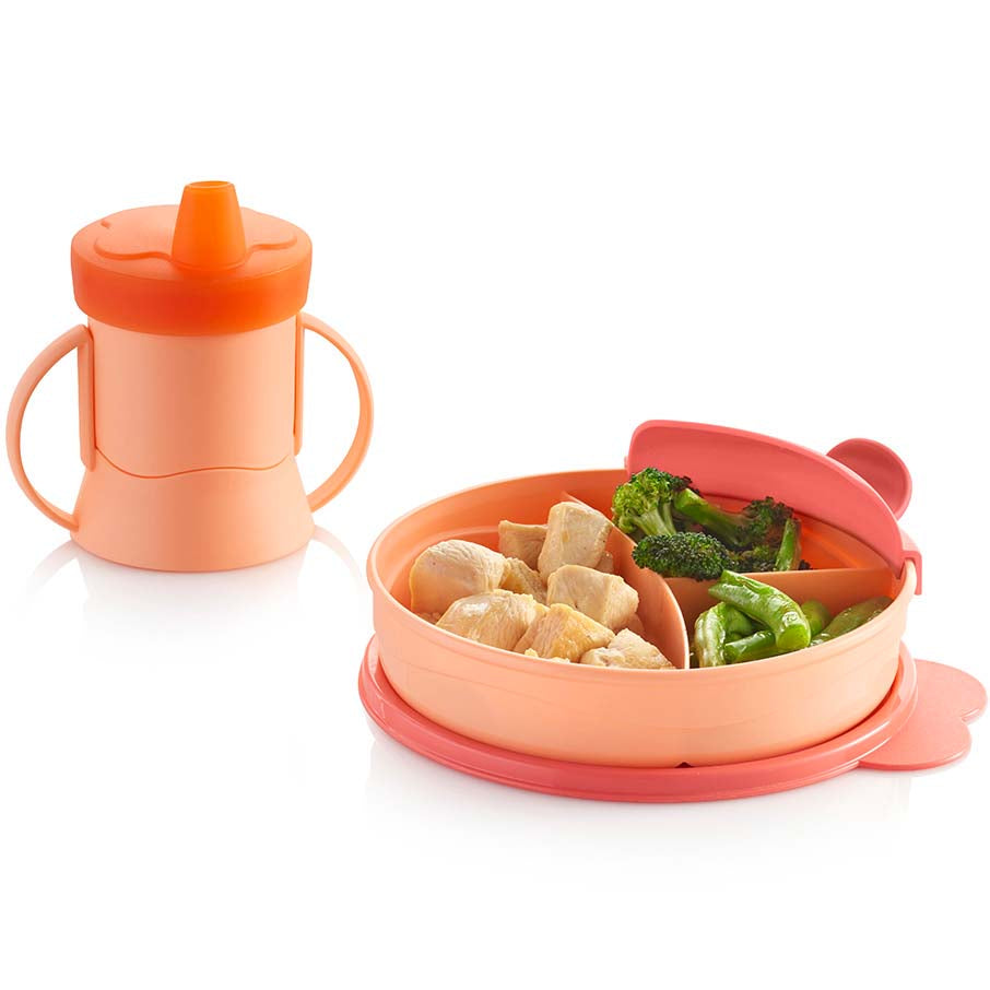 Spill-Proof Kids Feeding Set with Sippy Cup | TupperKids®