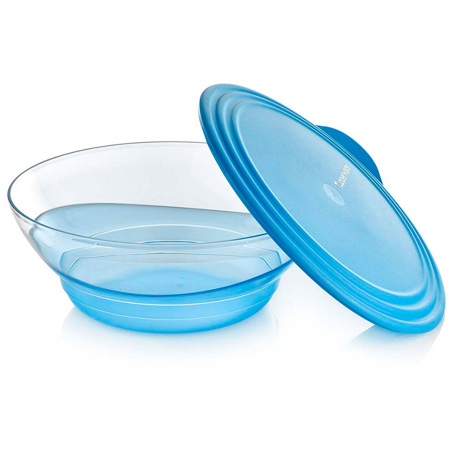 Elegant Serving Bowl with Wave Design & Seal | Sheerly Elegant®
