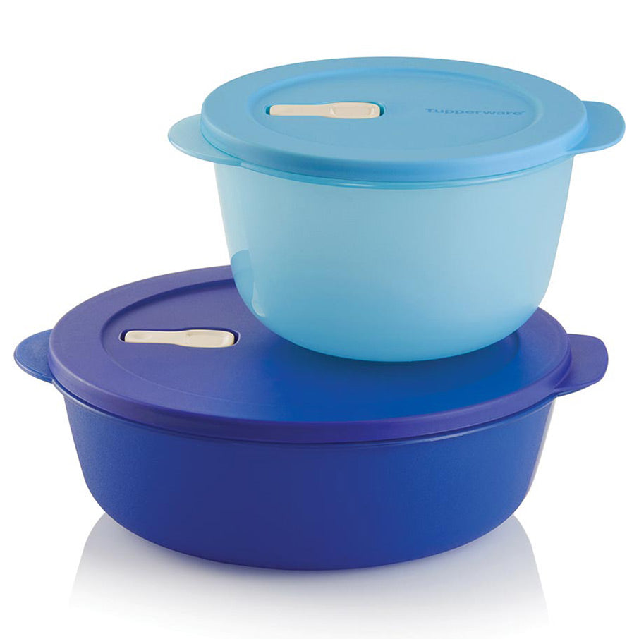Microwave-Safe Food Storage Bowls with Splatter-Free Lids | CrystalWave®