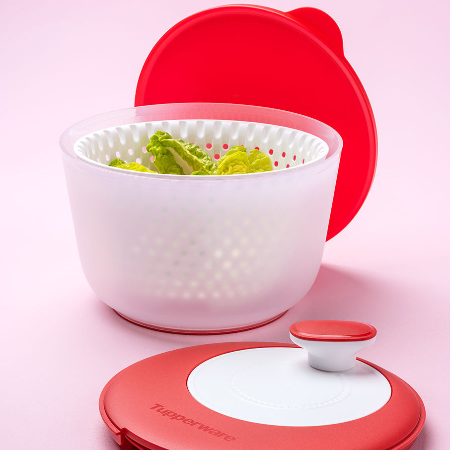Salad Spinner with Easy Spin Mechanism & Airtight Lid | Tupperware