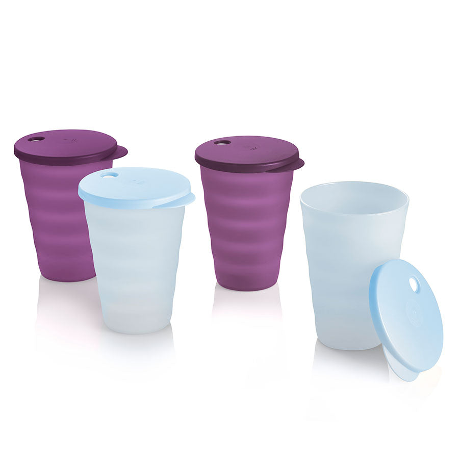 Spill-Proof Tumblers with Drip-Less Straw Seal | Tupperware® Impressions 16 oz