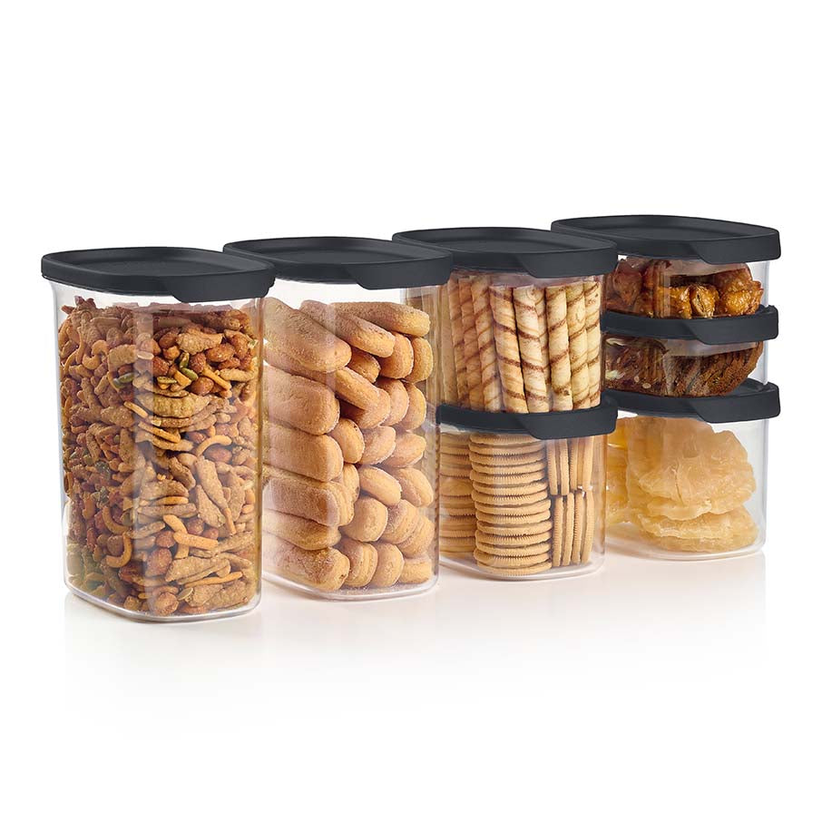 Ultra Clear Airtight Food Storage Containers | 7-Piece Oval Set | Tupperware