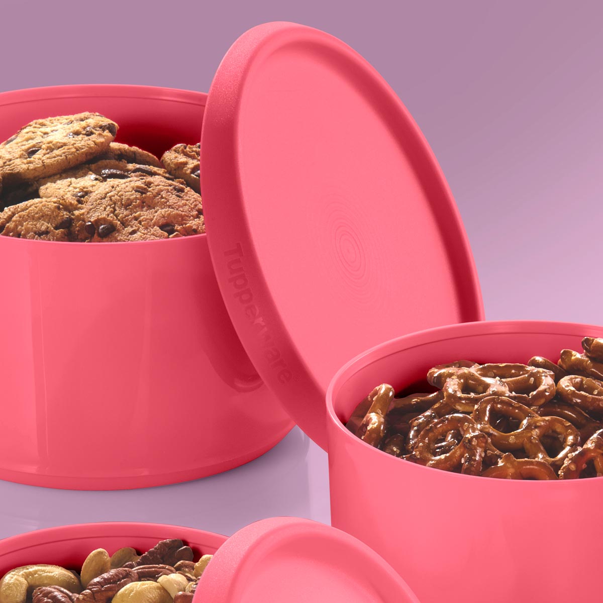 Airtight Food Storage Canisters 3-Piece Set | One Touch® by Tupperware