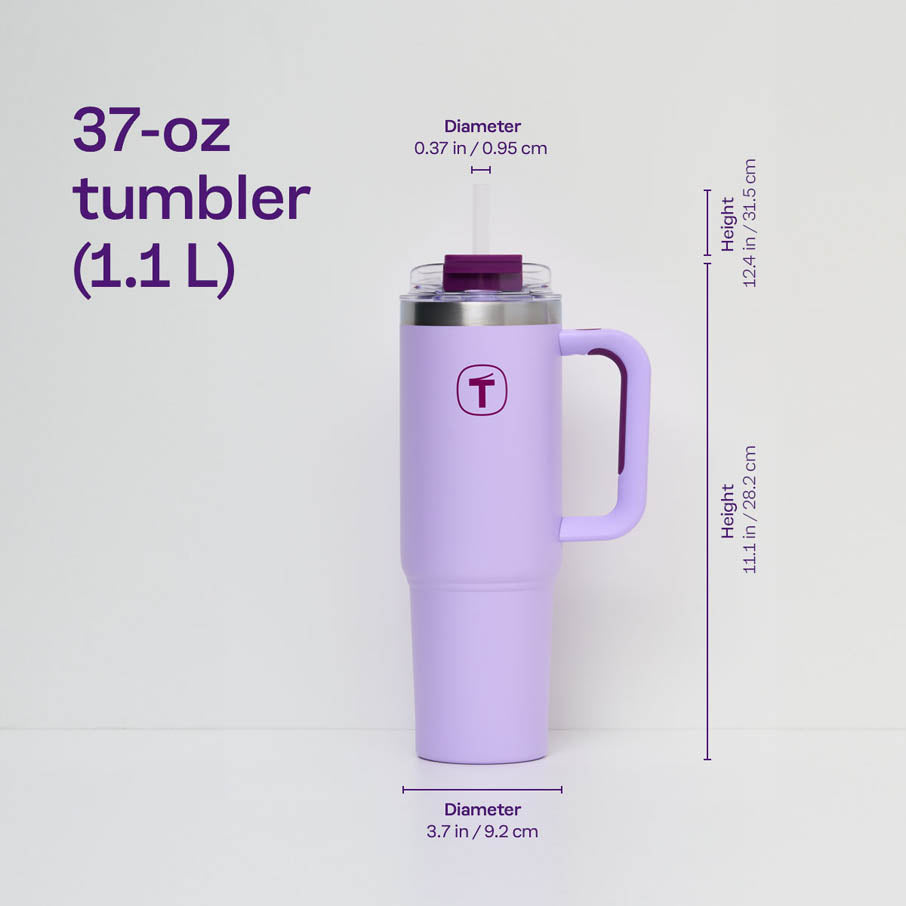 Leakproof Stainless Steel Tumbler 37oz for Hot & Cold Drinks | Tupperware