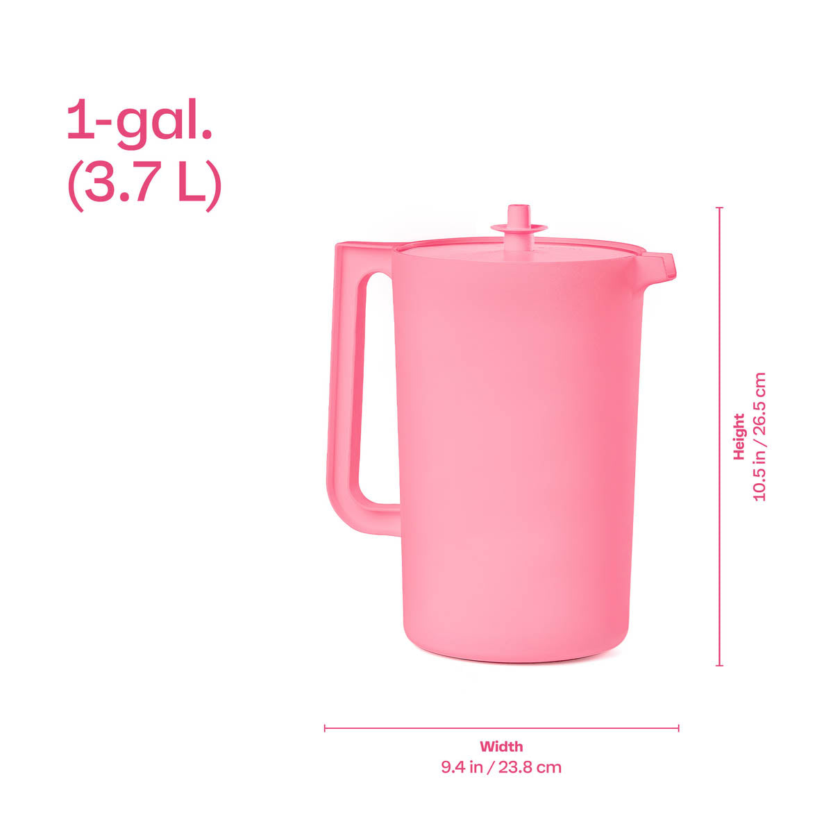 Classic Sheer® Pitcher & Tumbler Set with Leak-Proof Lids | 1 Gal Pitcher & 4 Tumblers