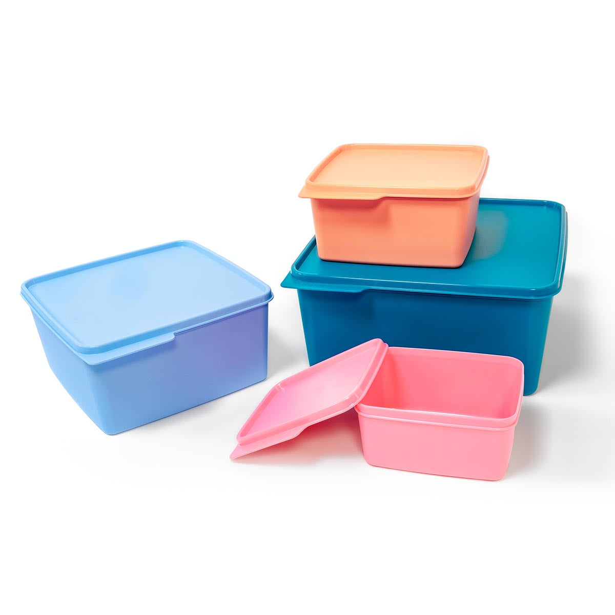 Space-Saving Airtight Food Storage Containers 8-Piece Set | KeepTabs