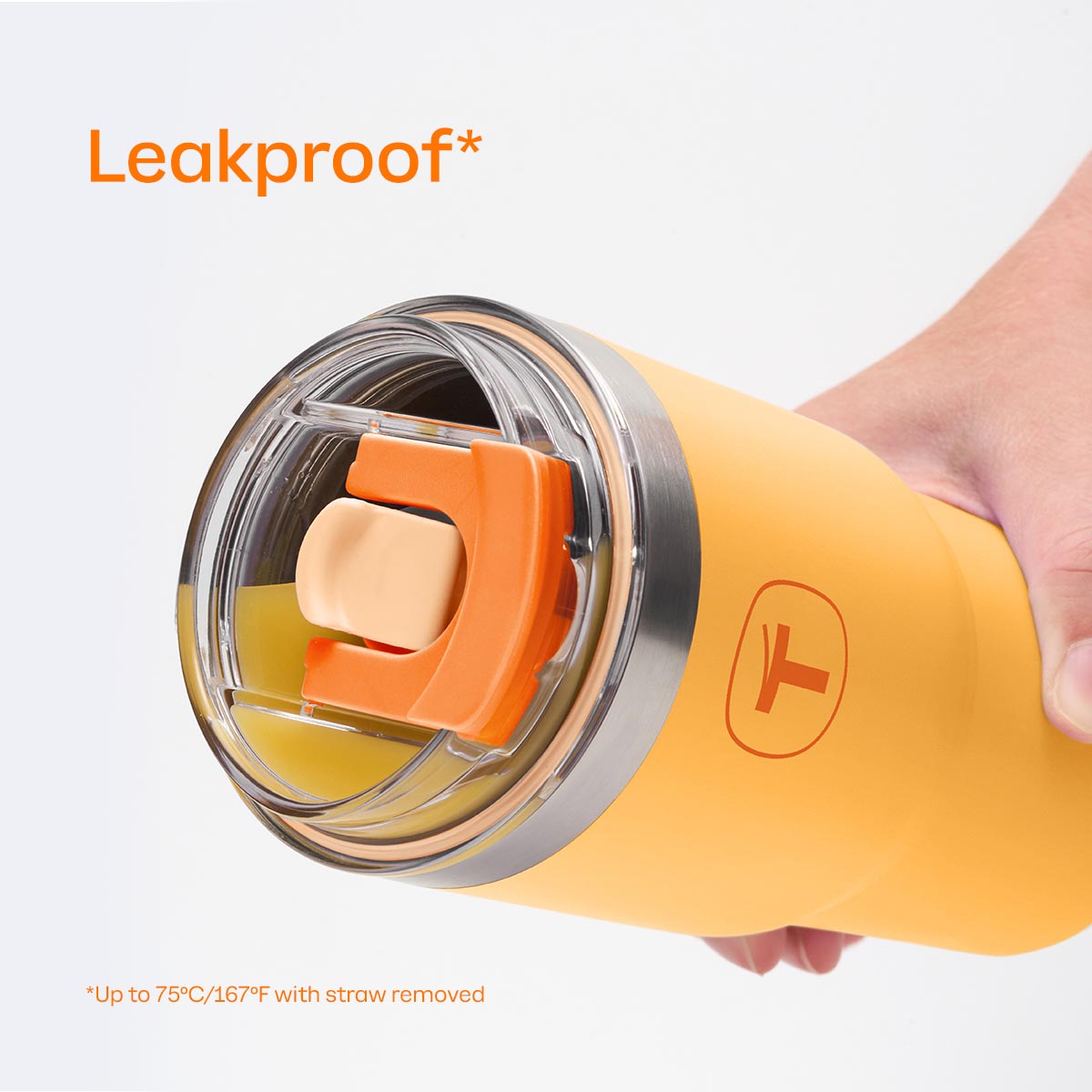 Leakproof Stainless Steel Tumbler 21oz for Hot & Cold Drinks | Tupperware® big T