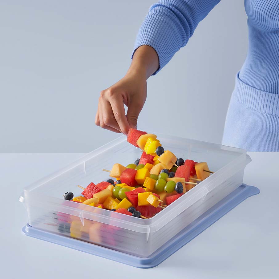 Large Airtight Food Storage Container for Snacks & Sandwiches | Snack-Stor®