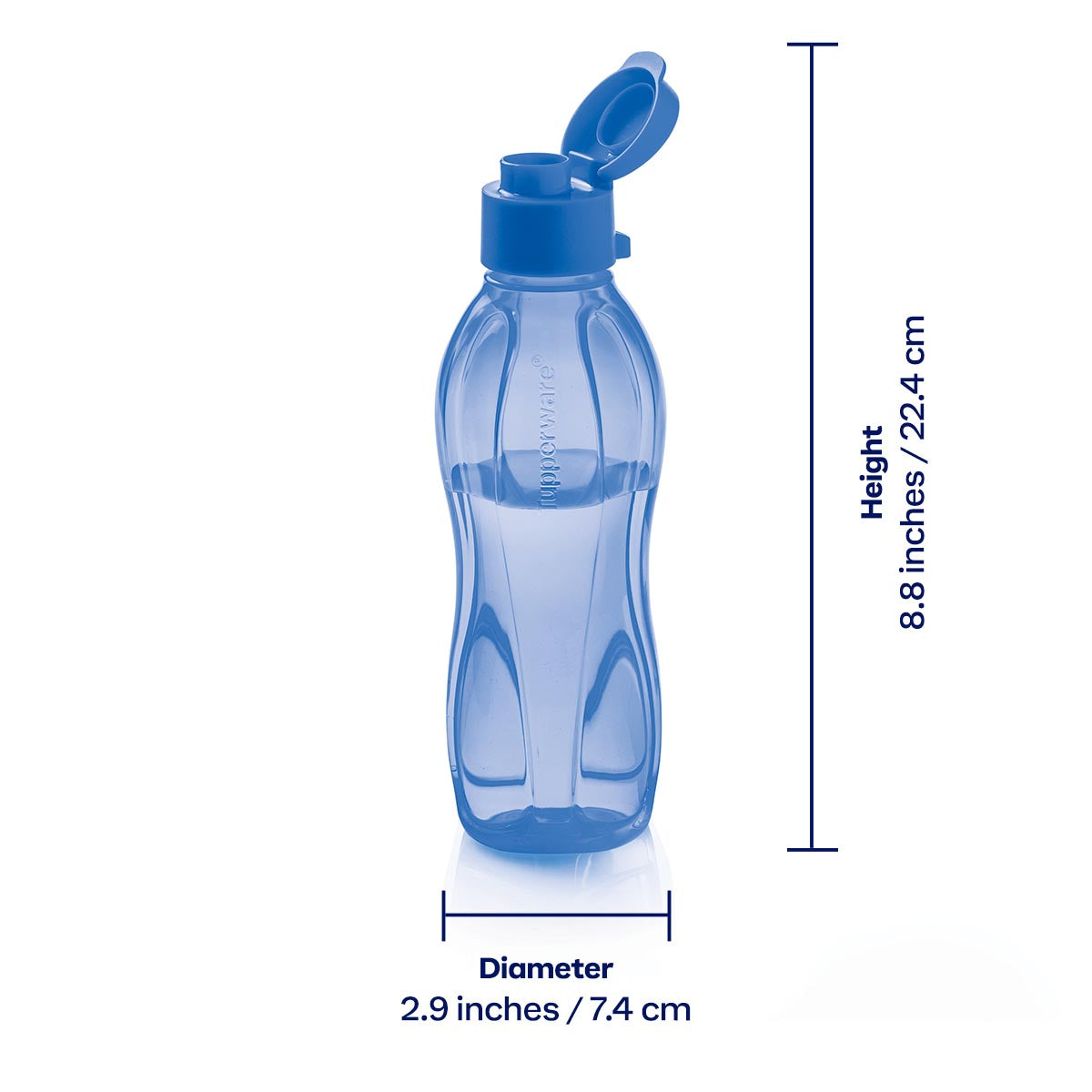 Eco-Friendly Reusable Water Bottle 500ml | Leak Proof & Dishwasher Safe | Eco+ Bottle