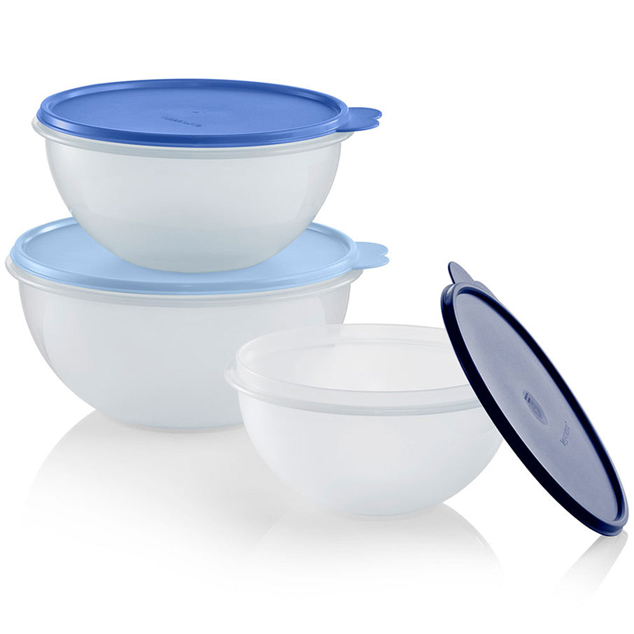 Airtight Food Storage Bowls 3-Piece Set with Lids | Wonderlier