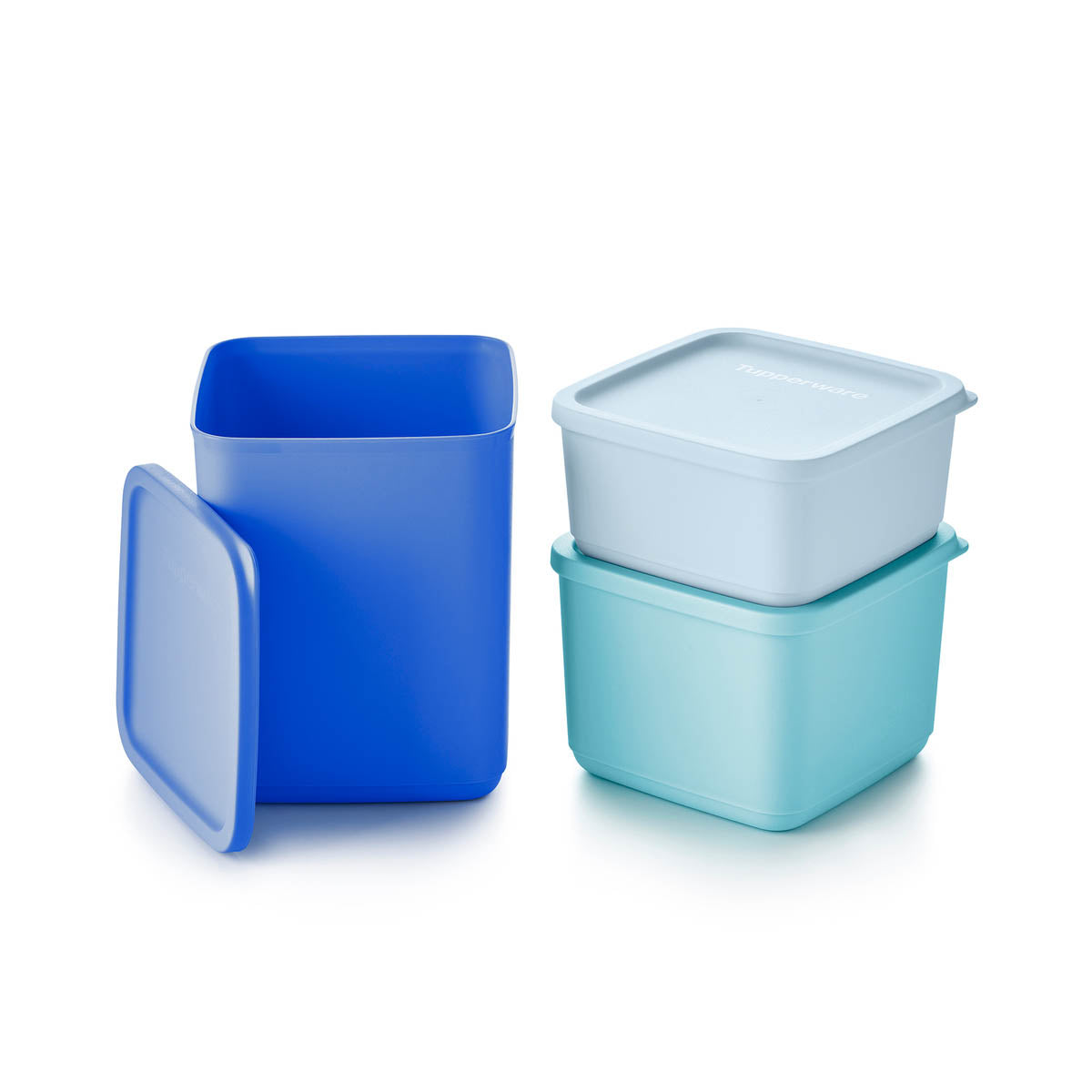 Airtight Food Storage Containers 6-Piece Set | Basic Bright Square