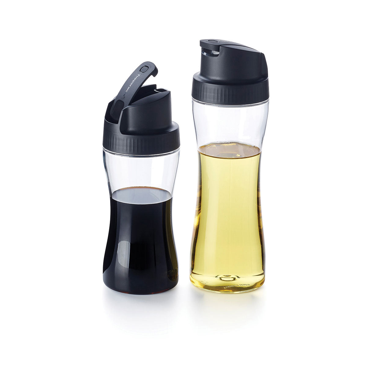 Dripless Clear Liquid Dispenser Set for Countertops | Clearly Elegant