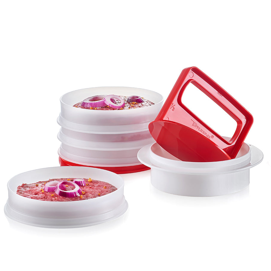 Hamburger Press & Storage Set for Homemade Patties | Stack-Seal Keepers