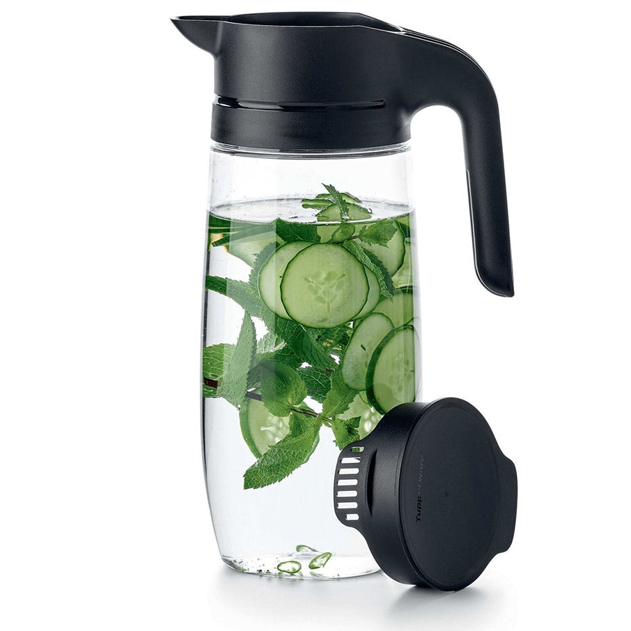 Clear Pitcher with Strainer Lid | Elegant & Unbreakable | Clearly Elegant