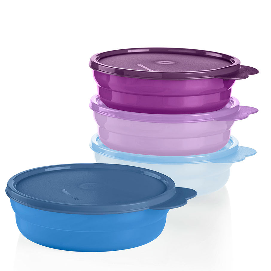 Microwave-Safe Cereal Bowls with Lids for Meal Prep | 4-Pack