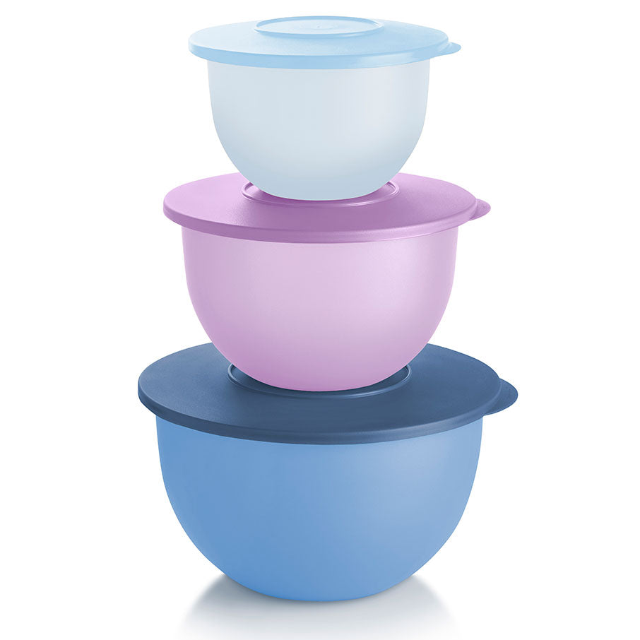 Colorful Serving Bowl Set with Lids for Entertaining | Tupperware® Impressions
