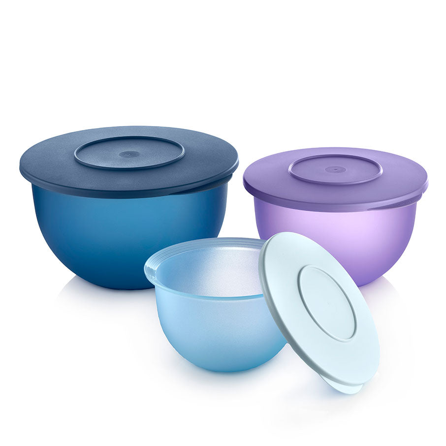 Colorful Serving Bowl Set with Lids for Entertaining | Tupperware® Impressions