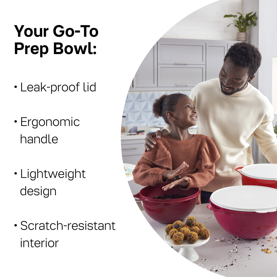 Extra Large 42-Cup Mixing Bowl with Leak-Proof Lid | Thatsa® Mega Bowl