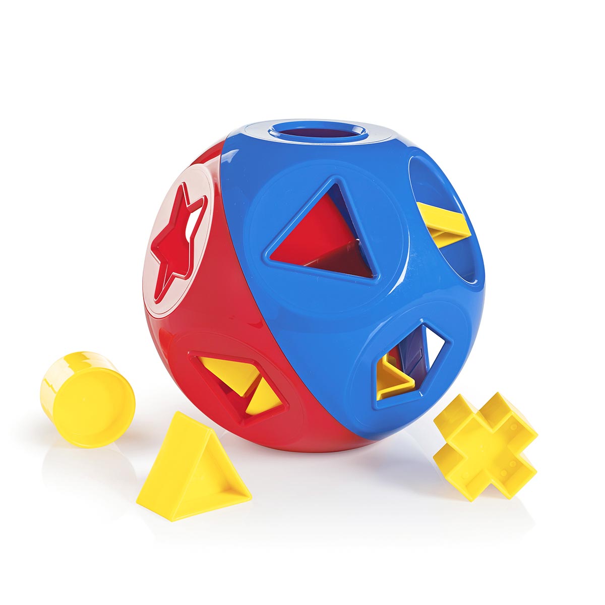 Shape Sorting Ball Toy for Toddlers with 10 Blocks | Shape-O®