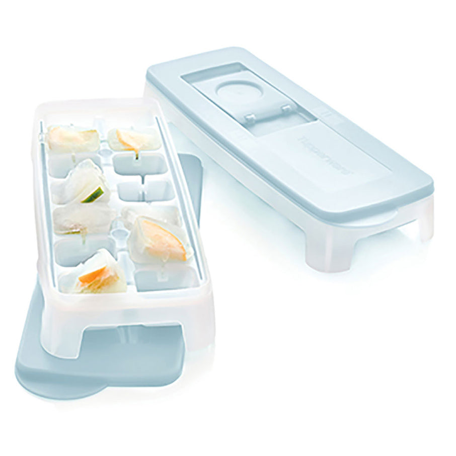 Easy-Release Ice Cube Trays with Lid for Cocktails & Drinks | Fresh & Pure