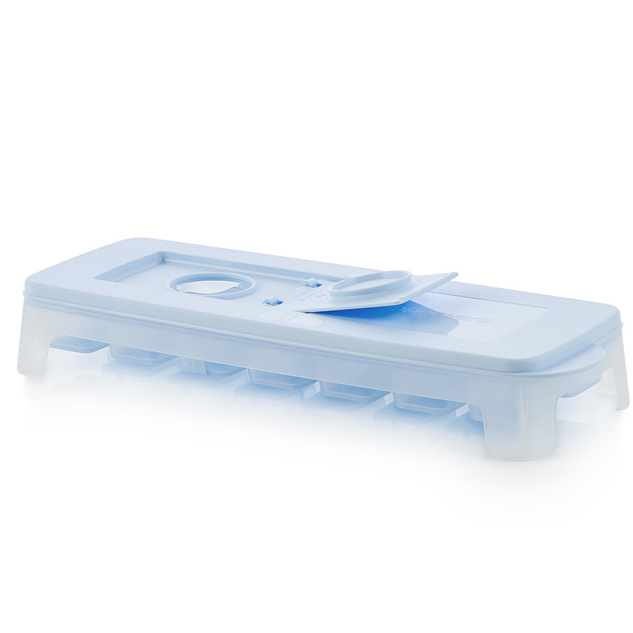 Easy-Release Ice Cube Trays with Lid for Cocktails & Drinks | Fresh & Pure