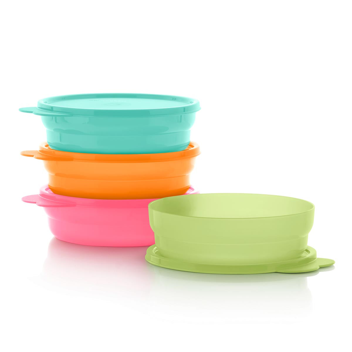 Microwave-Safe Cereal Bowls with Lids for Meal Prep | 4-Pack