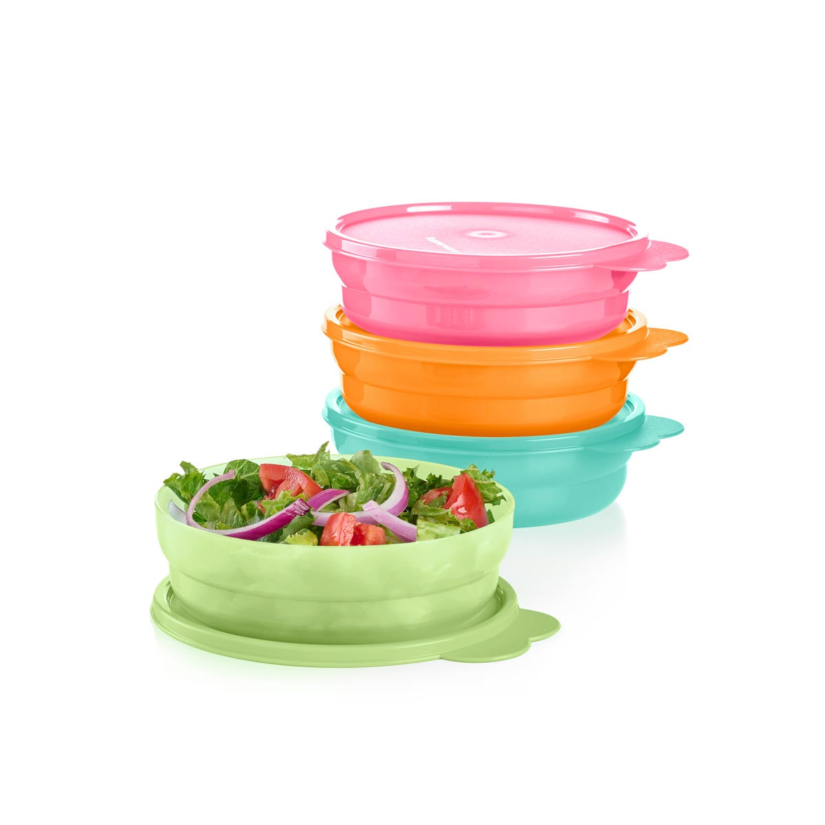 Microwave-Safe Cereal Bowls with Lids for Meal Prep | 4-Pack