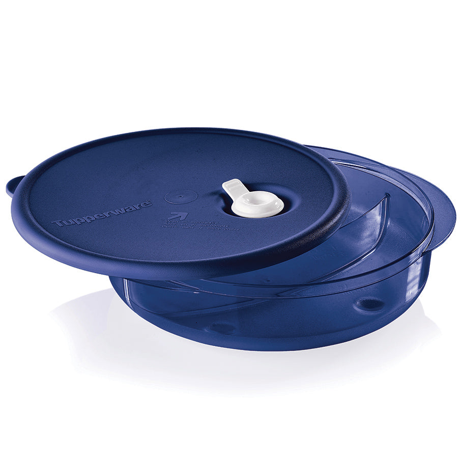 Microwave-Safe Divided Meal Prep Container with Vented Lid | Vent 'N Serve